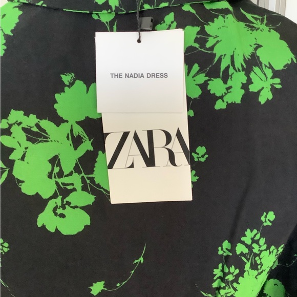 💚 Zara Semi-Sheer Floral Mini Dress 💚 - Picture 10 of 10